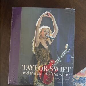 Taylor Swift Book with Red and Gold Cover